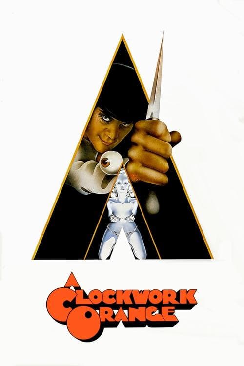 โปสเตอร์ A Clockwork Orange (1971) อะ คล็อกเวิร์ก ออเรนจ์ คนไขลาน