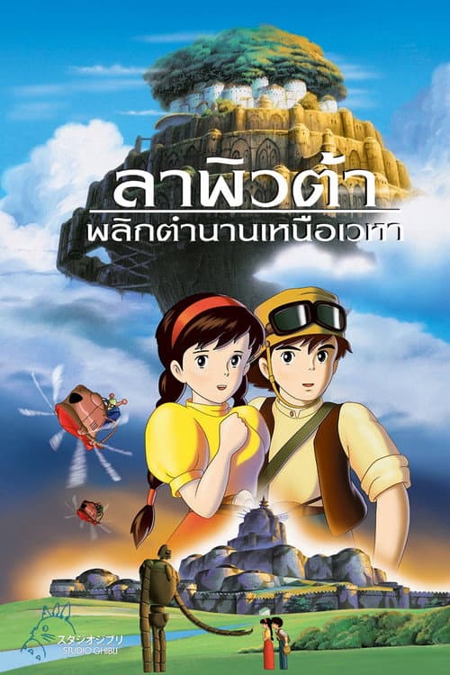 โปสเตอร์ Laputa Castle In The Sky (1986) ลาพิวต้า พลิกตำนานเหนือเวหา