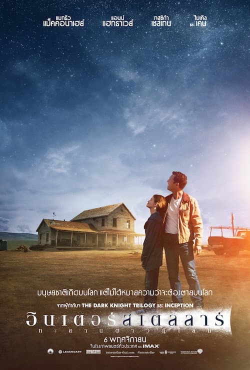 โปสเตอร์ Interstellar (2014) อินเตอร์สเตลลาร์ ทะยานดาวกู้โลก