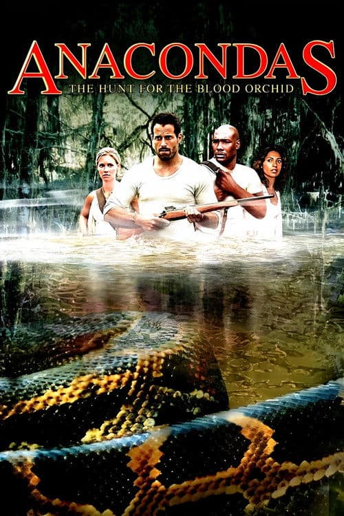 โปสเตอร์ Anacondas: The Hunt for the Blood Orchid (2004) อนาคอนดา เลื้อยสยองโลก 2: ล่าอมตะขุมทรัพย์นรก
