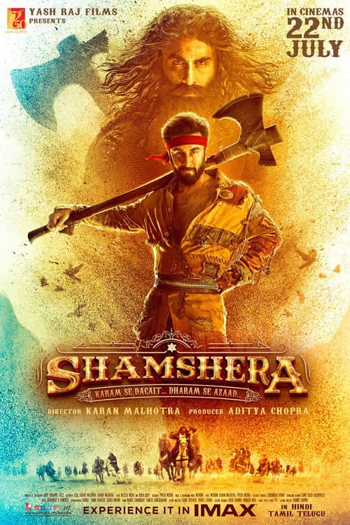 โปสเตอร์ Shamshera (2022) แชมชีรา