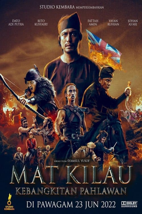 โปสเตอร์ Mat Kilau: Kebangkitan Pahlawan (2022) มัต คีเลา นักสู้เพื่อมาเลย์