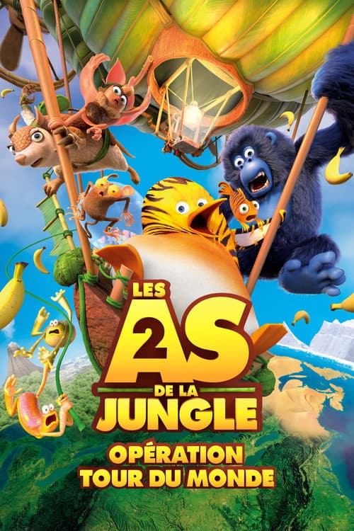 โปสเตอร์ Les As de la jungle 2 : Opération tour du monde