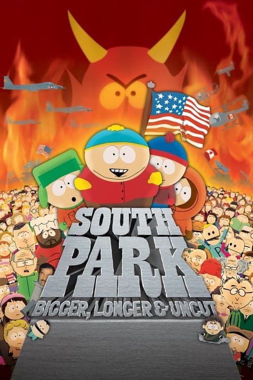 โปสเตอร์ South Park: Bigger, Longer & Uncut (1999) เซาธ์พาร์ค เดอะมูฟ