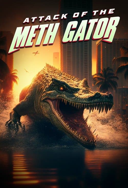 โปสเตอร์ Attack of the Meth Gator (2024)