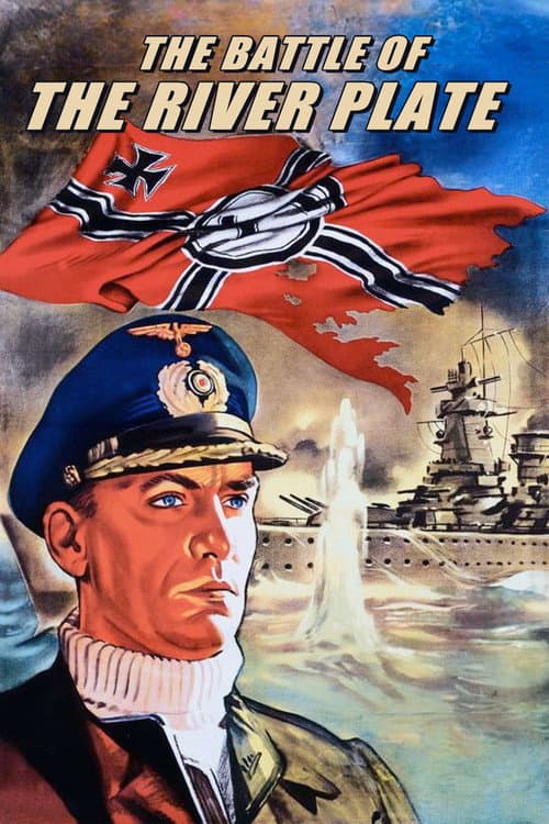 โปสเตอร์ The Battle of the River Plate (1956) เรือรบทะเลเดือด
